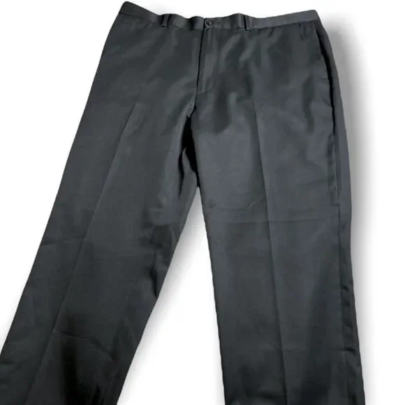 slim fit dress slacks Perry Ellis Outlet Men's Slim Fit Tech 2.0 Suit Pants in Olive/Green, Size 30, Nylon/Elastane